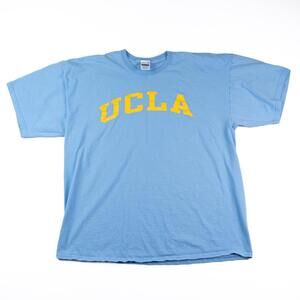 UCLA T Shirt Mens 2XL Blue Yellow College Graphic Tee Perrin Pro Weight